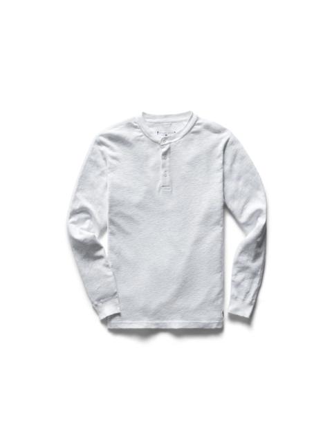 1x1 Slub Henley White