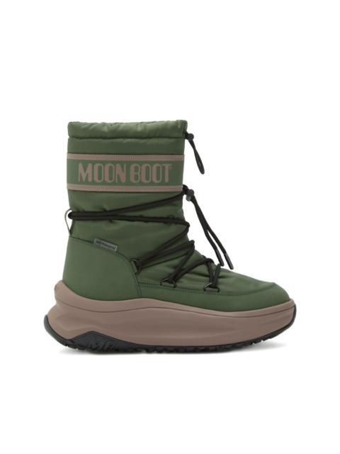 drawstring-fastening rain boots