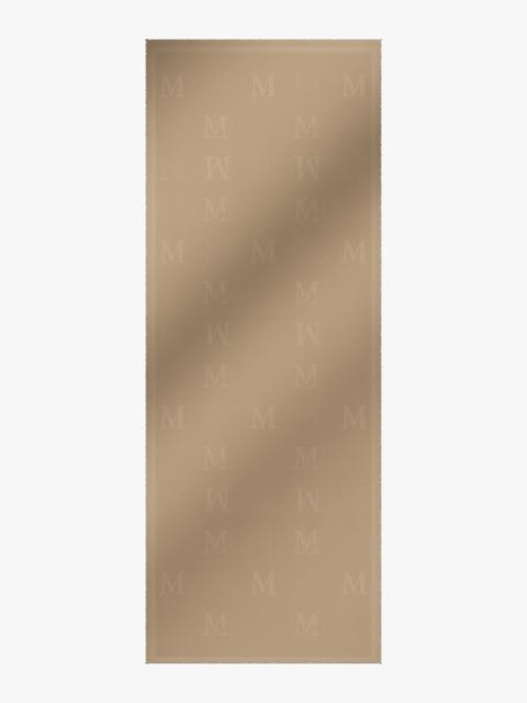 CURVONE Jacquard-knit wool and silk stole