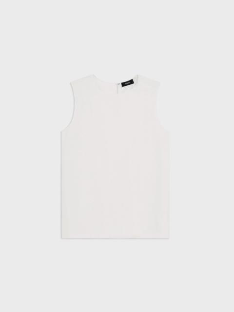 Shell Top in Silk Georgette