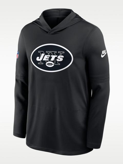 New York Jets Pass Accuracy Men's Nike Dri-FIT NFL Long-Sleeve Hooded Top