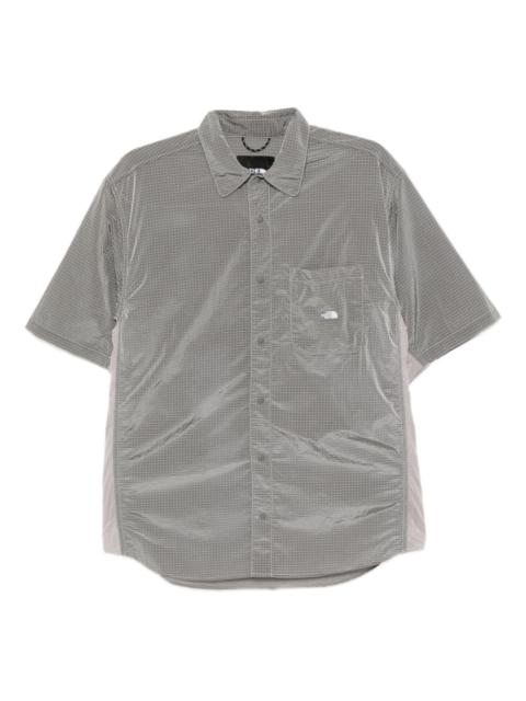 logo-embroidered shirt