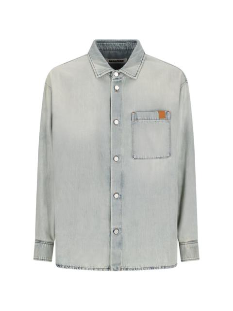 Keanu patch-pocket shirt