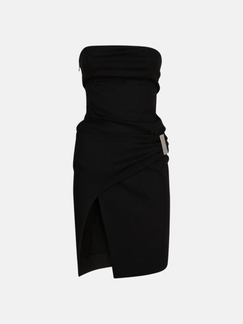 BLACK MIDI DRESS