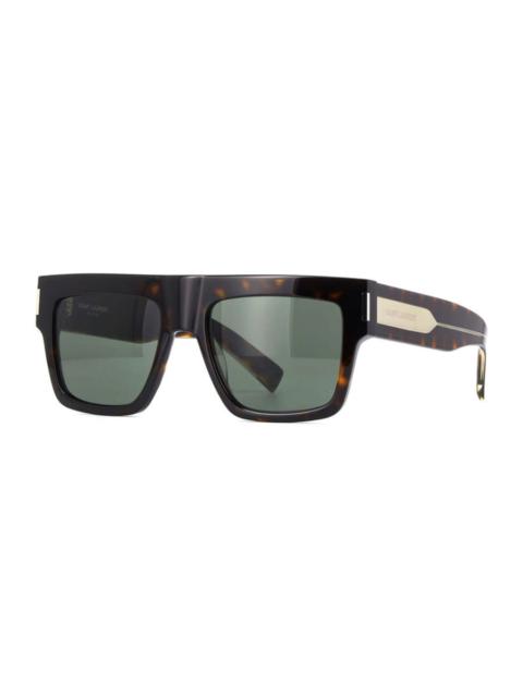 Saint Laurent Grey Square Men's Sunglasses SL 628 003 55