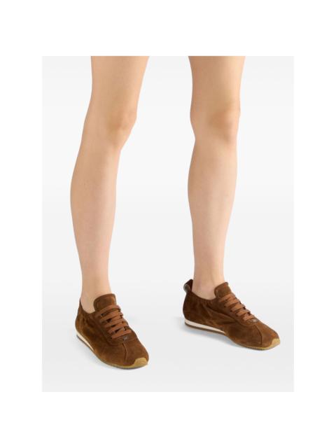 laces suede sneakers
