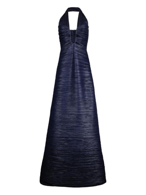 Jahzara halter-neck dress