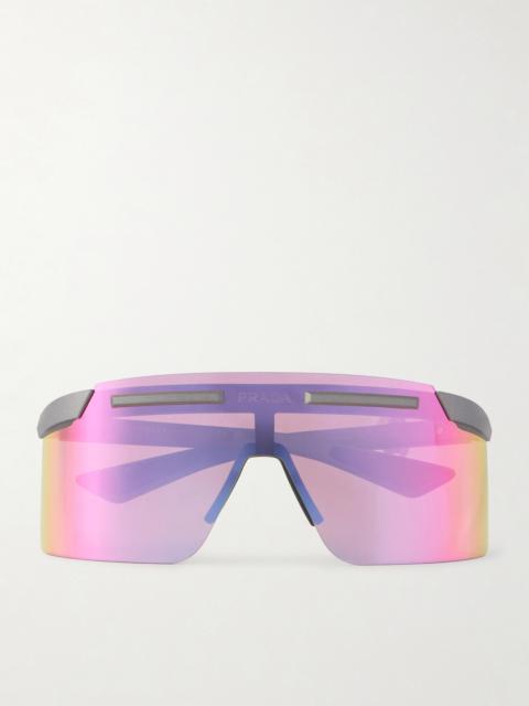 Linea Rossa Square-frame Acetate Sunglasses