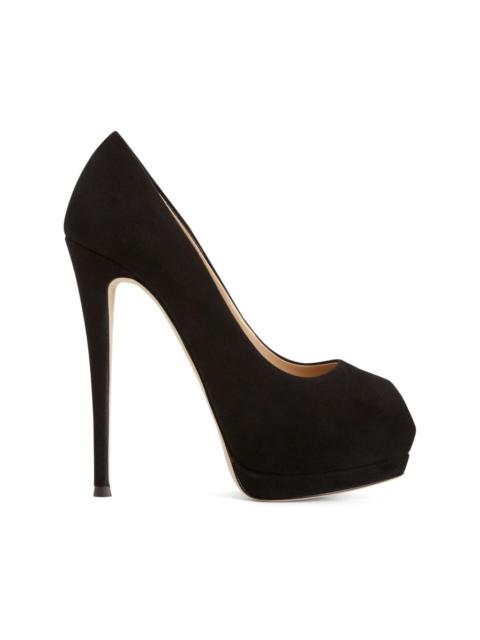 Sharon 130mm suede pumps