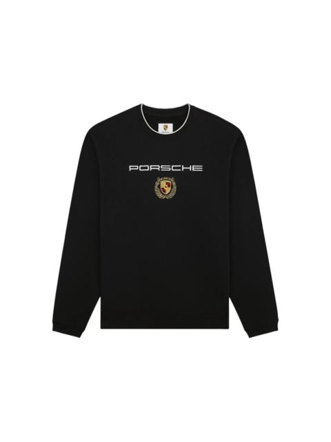 Aime Leon Dore x Porsche Embroidered Crewneck Sweatshirt Black