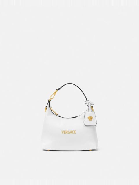 Versace Tag Nappa Hobo Bag