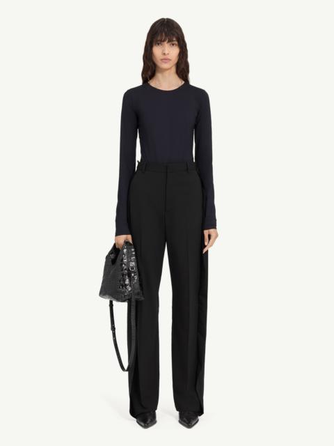 Tailored wool trousers