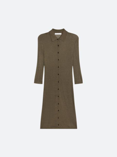 POINTELLE POLO DRESS