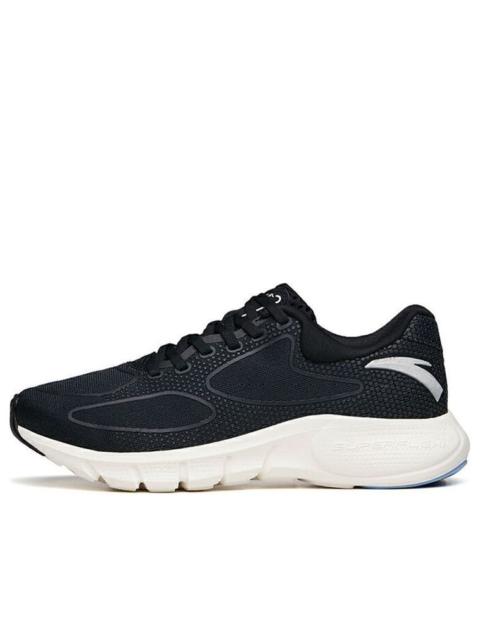 (WMNS) ANTA Running Series Sneakers 'Black Silver White' 122135555-2
