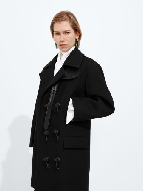 Wool and Mohair Gabardine Coat
