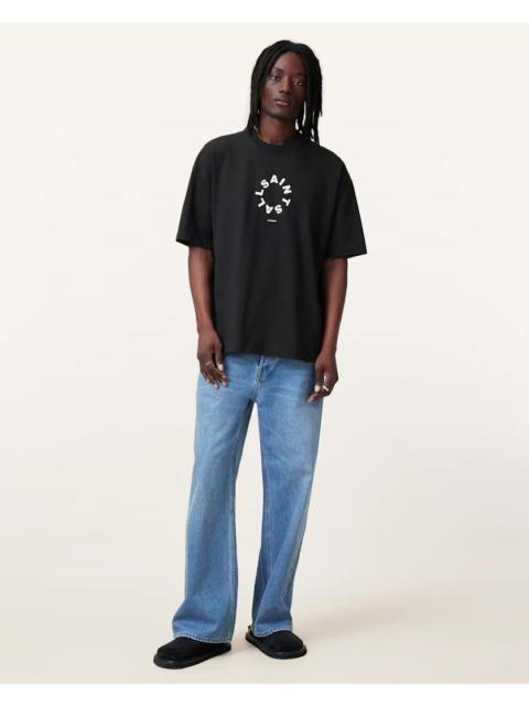 TIERRA OVERSIZED CREW NECK LOGO SWEATSHIRT