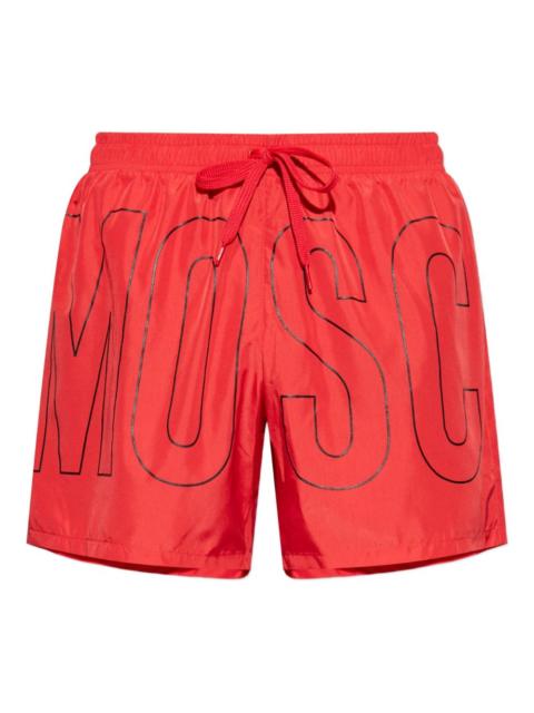 logo-print swim shorts
