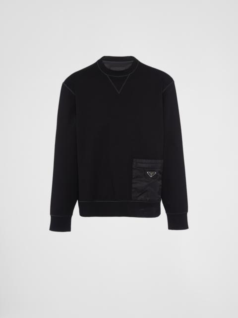 Technical fabric sweatshirt