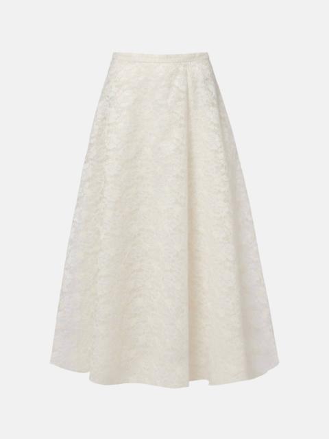Avena embroidered midi skirt