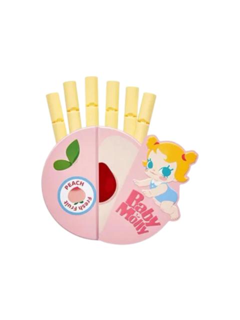 Pop Mart Baby Molly Fruity Aroma Series Peach Hide-and-Seek Magnetic Sealing Clip Storage