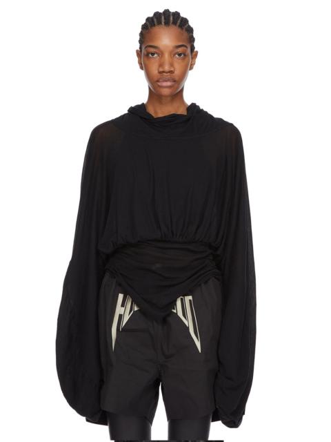 Rick Owens Cropped Hooded Tunic Top