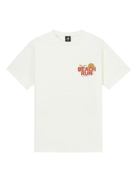 New Balance Classic Lifestyle Tee 'White Orange' AMT32364-CIC