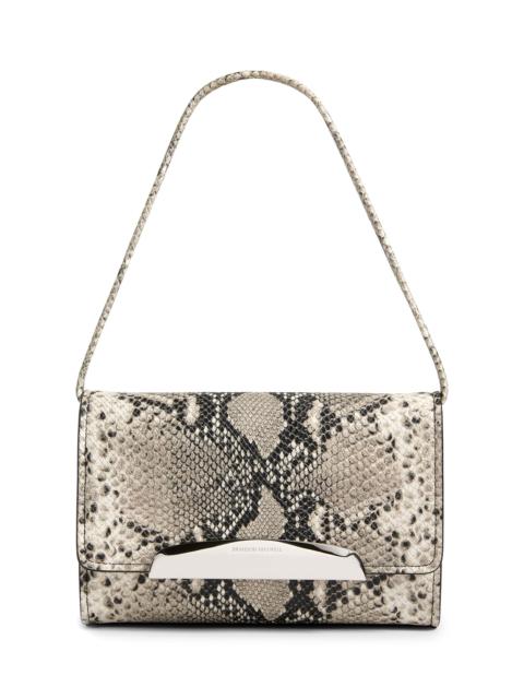 The Louise Pochette Bag in Embossed Python Leather python