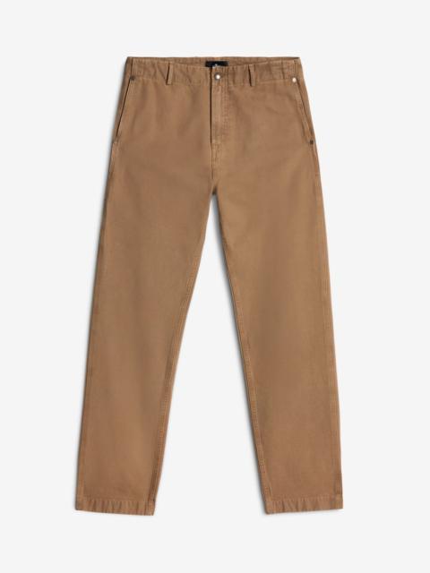Utility Canvas Straight Chino in Khaki