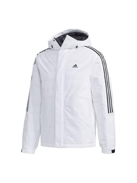adidas Waterproof Outdoor Sports Woven Warm Down Jacket Men White EH3994