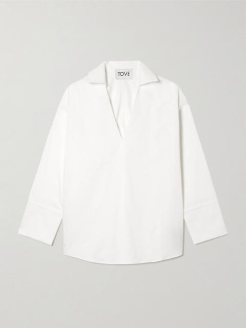 Luisa Cotton-blend Poplin Shirt