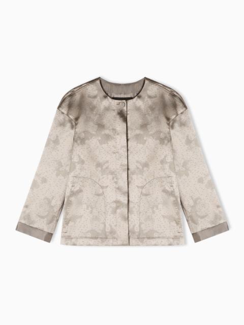 ASV CAMO FLOWER JACQUARD FABRIC JACKET