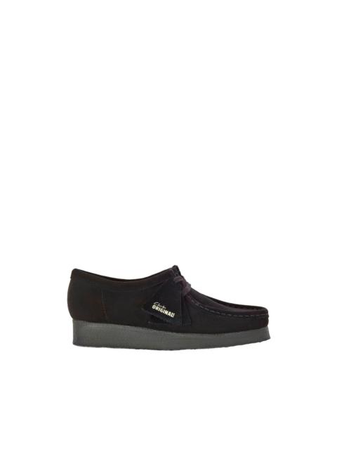 Wallabee suede boat shoes