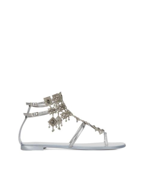 Amira charm-embellished sandals