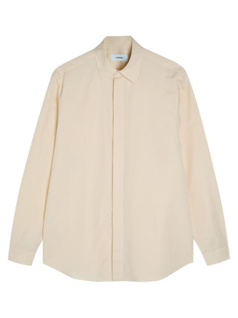 Lardini Cotton and Silk-blend Shirt
