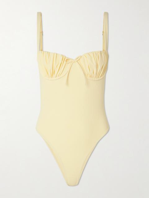 Dinard Gathered Recycled Swimsuit