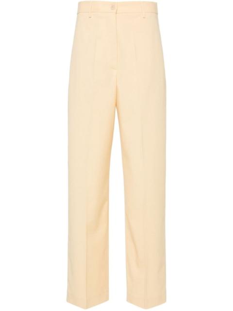 straight-leg trousers