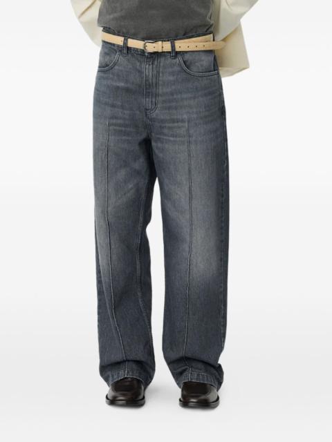 Ceremony stonewashed centre-seam trousers