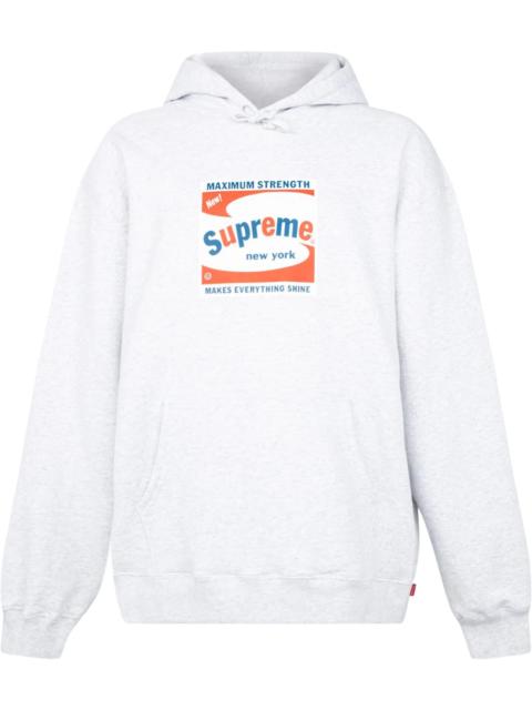 Shine logo-print hoodie