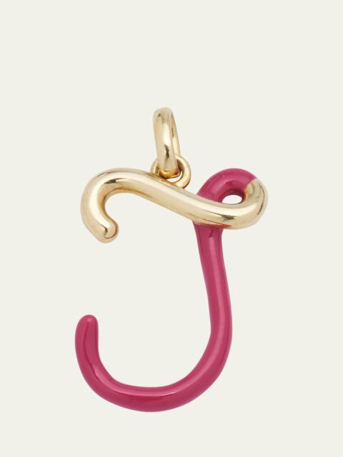 Enamel Letter Necklace