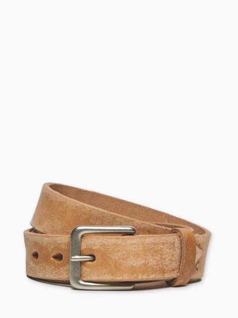 FULLCOUNT 6218 WILD LEATHER NARROW BELT NATURAL