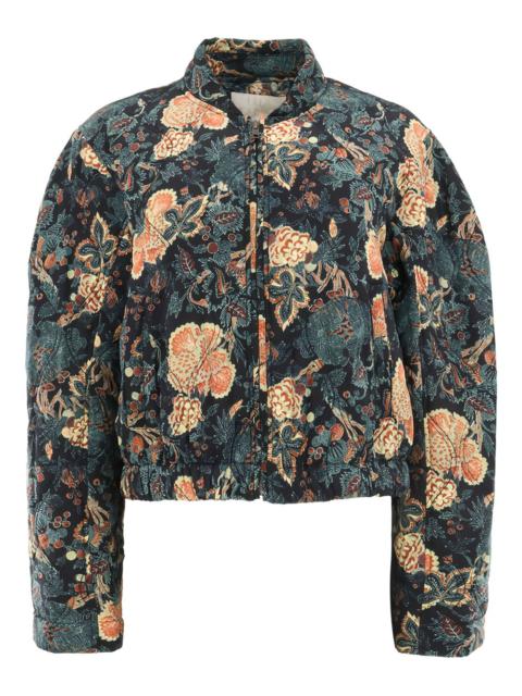 Lavinia silk bomber jacket