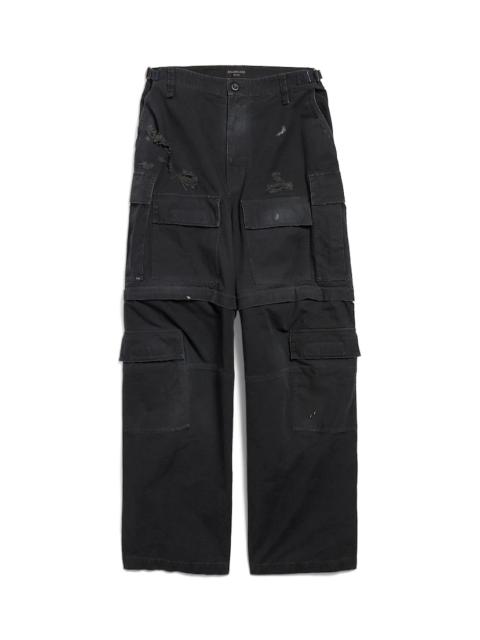 Men's Large Cargo Pants in Black