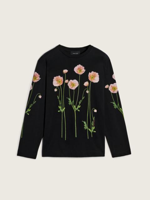 Poppy Field Print Long Sleeve T-Shirt