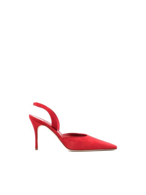 Borelapla suede slingback pumps
