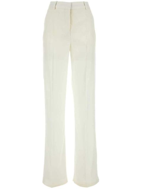 high-waist wide-leg trousers