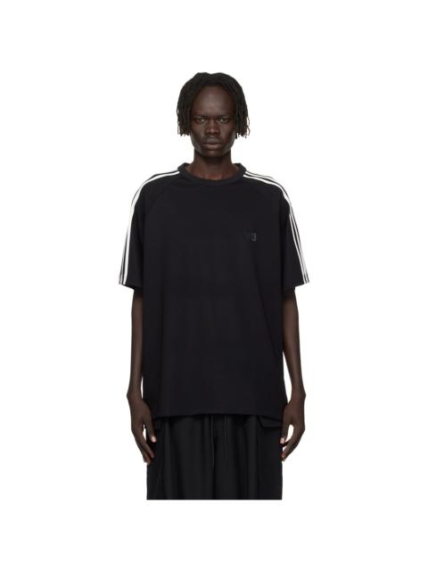 Black Short Sleeve 3-Stripes T-shirt