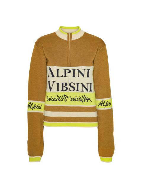 RACE JERSEY LONG SLEEVE - CAMEL ALPINI