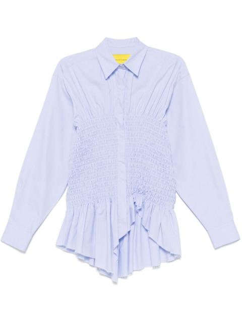 smocked shirt