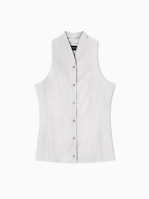 ASV TOP IN TRIPLE SILK GEORGETTE