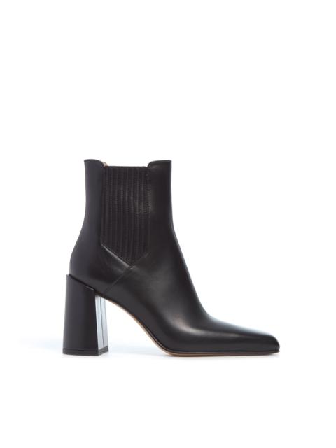Luke High Heel Boot in Black Leather